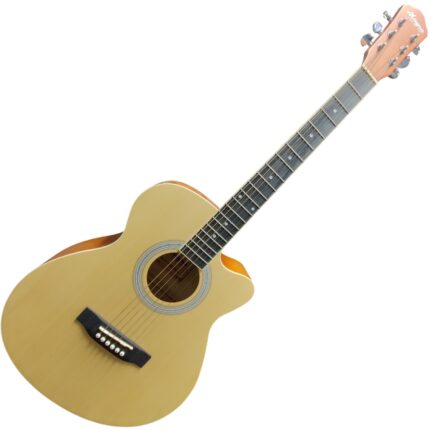 GUITARRA ACUSTICA CUERDAS DE ACERO COLOR NATURAL (Magna)