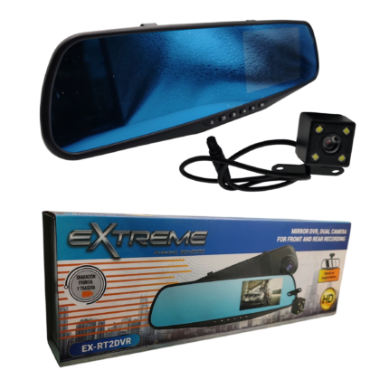 RETROVISOR DVR CON CAMARA DE REVERSA (Extreme)